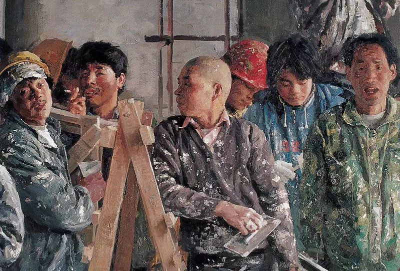 中國人民大學藝術學院原執行院長、教授徐唯辛油畫作品